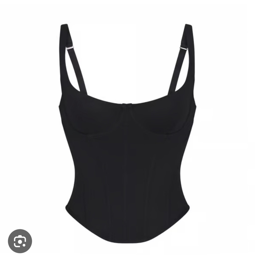 SKIMS Black Tank Top